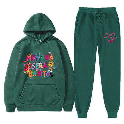 Damen Sweatshirt Jogginghose Set Bunt Eveloria
