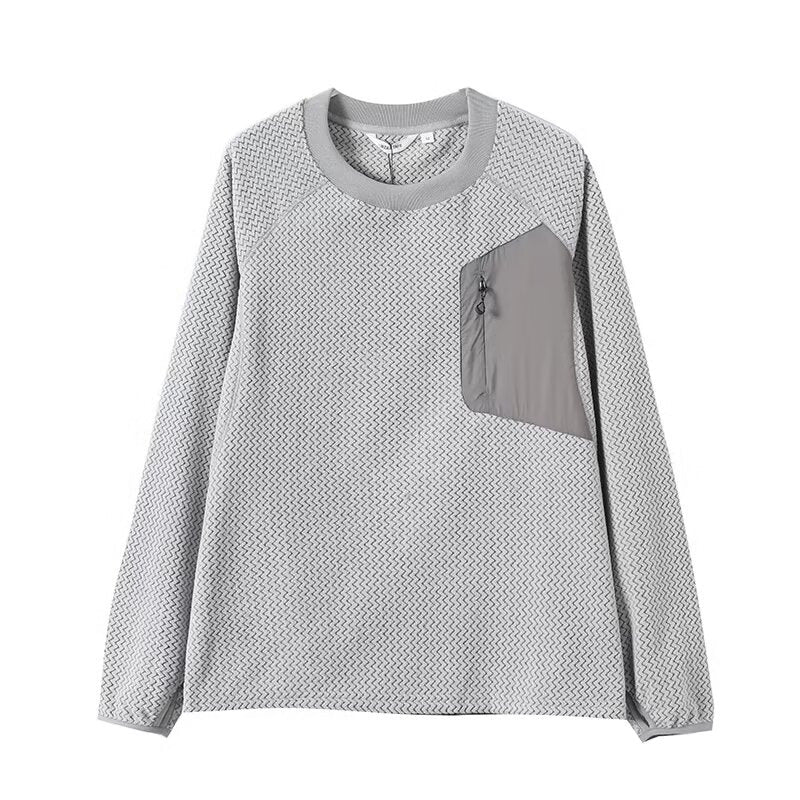 Damen Strickoberteil mit Reißverschluss und Tasche Eveloria