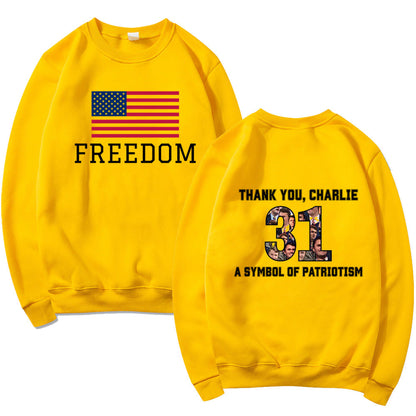 Damen Sweatshirt Softes Material Patriotisches Design Eveloria