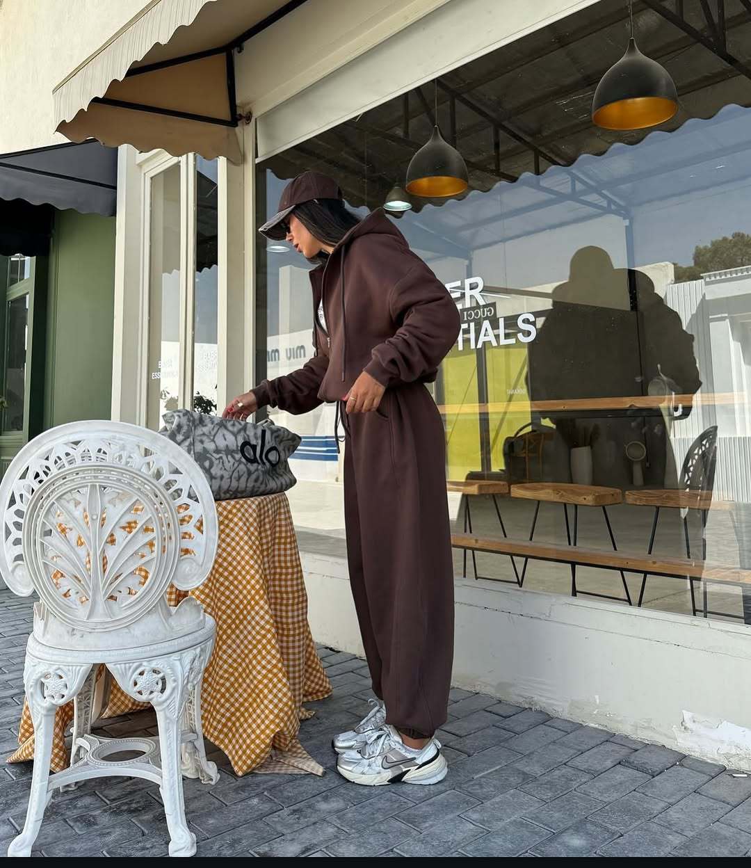 Damen Fleece-Jogginganzug Eveloria Gemütlich