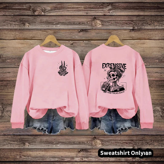 Damen Sweatshirt Kreatives Motiv Lässiger Schnitt Eveloria - Eveloria