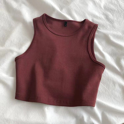 Damen Crop- Atmungsaktives Material Figurbetont