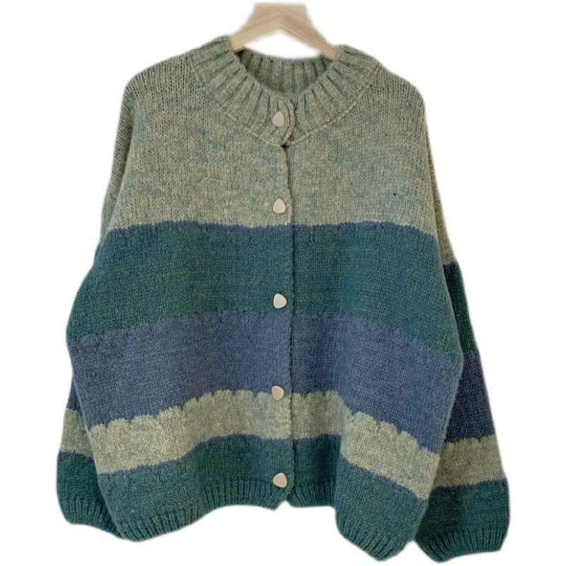 Damen Strickcardigan Gemustert Eveloria