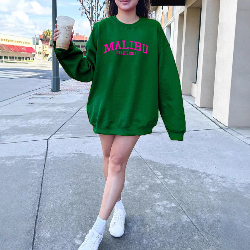Damen Sweatshirt Weiches Material Lässiges Design