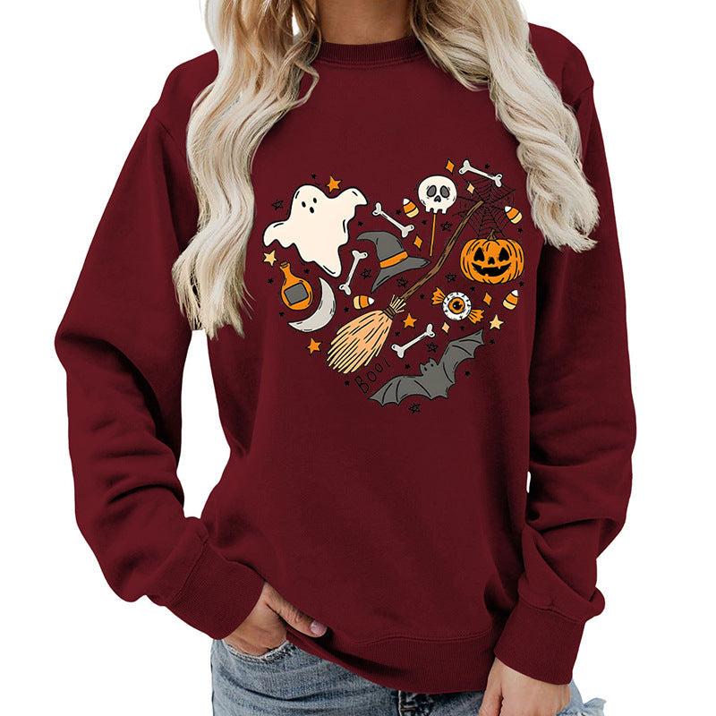Damen Halloween Sweatshirt Eveloria Kreatives Motiv