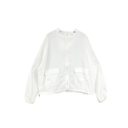 Damen Windbreaker-Jacke mit Taschen Lässig Eveloria