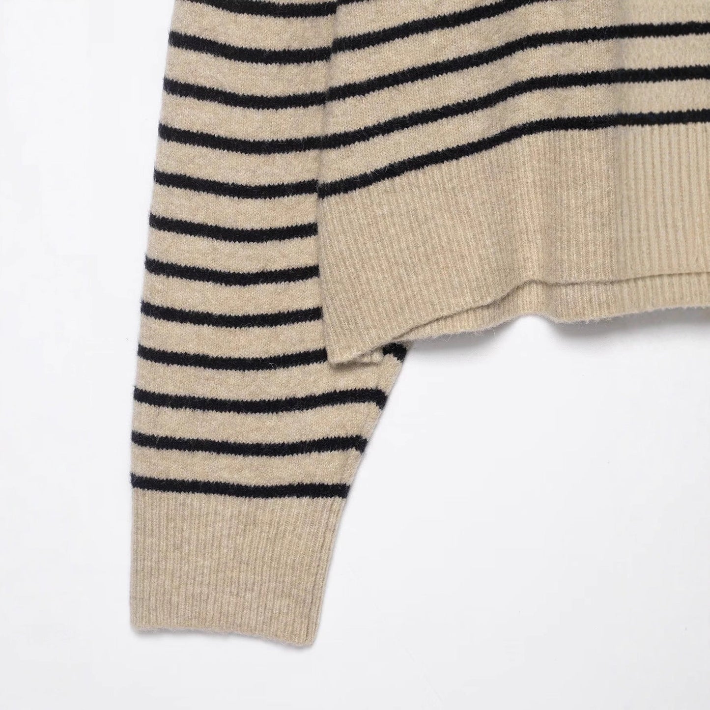Damen Strickpullover Gestreift Eveloria