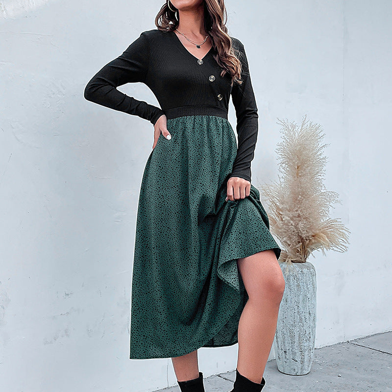 Damen Maxikleid Tailliert Elastisch Eveloria