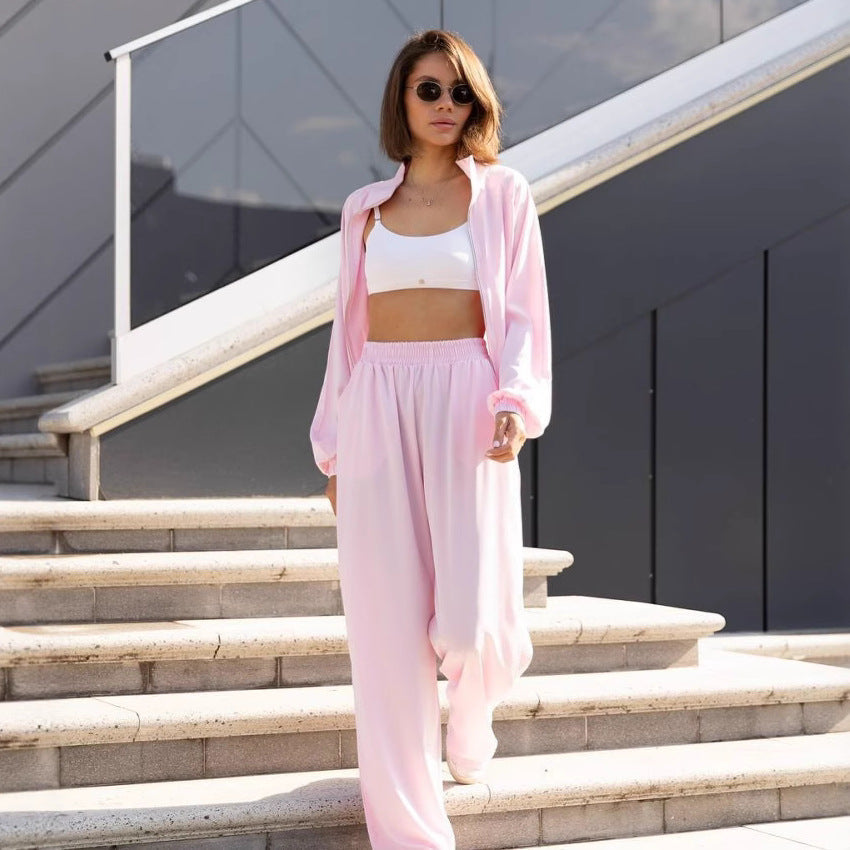 Damen Lounge-Set Weites Oberteil Bequeme Hose Entspannt Eveloria