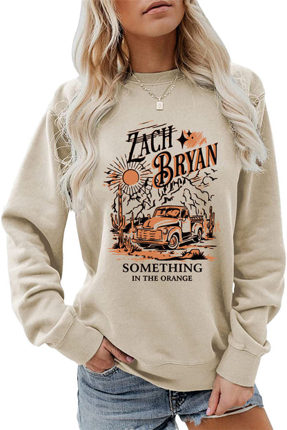Damen Sweatshirt Vintage Truck Design Eveloria