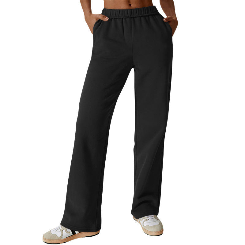 Damen Freizeithose Bequeme Passform Seitentaschen Eveloria