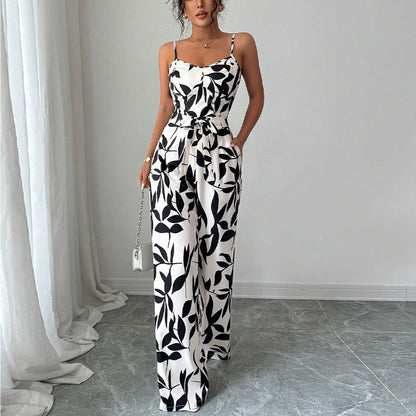 Damen Jumpsuit Eveloria Floral Elegant