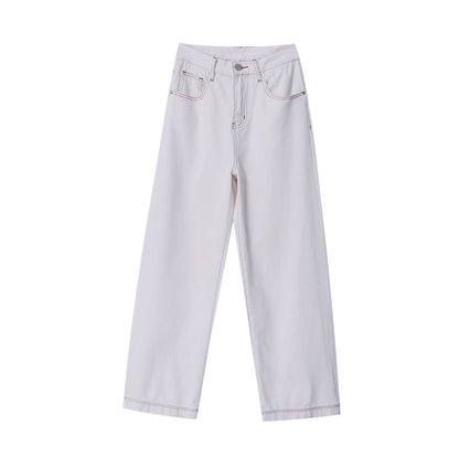 Damen High-Waist Jeans Weite Nachhaltiges Material