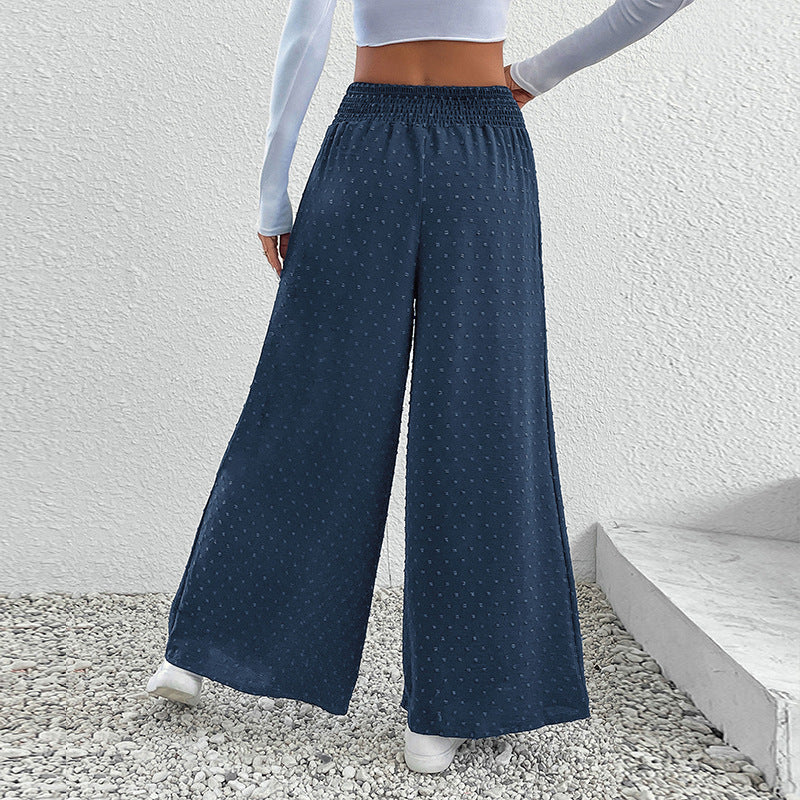 Damen Weite Hosen Elastischer Bund Luftig Bequem
