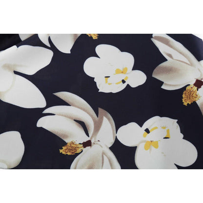 Damen Bluse Floralmuster Eleganter Schnitt Eveloria