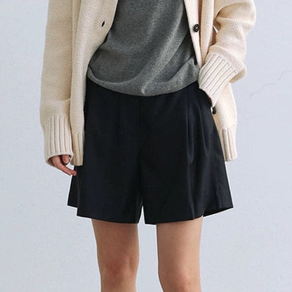 Damen Hotpants Hoher Bund Praktische Taschen Eveloria