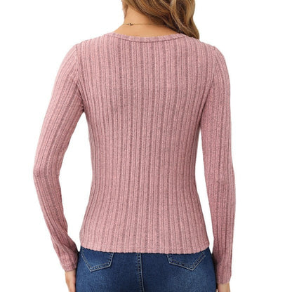 Damen Strickjacke Rippdesign Eveloria