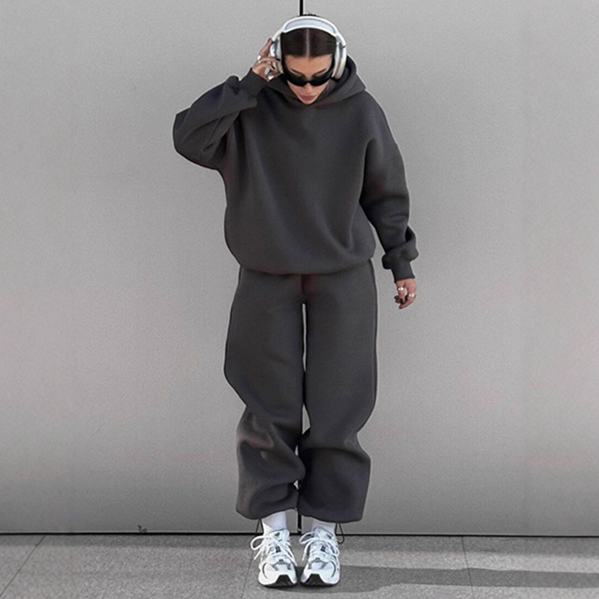 Damen Oversized Sweatshirt Jogginghose Set Eveloria