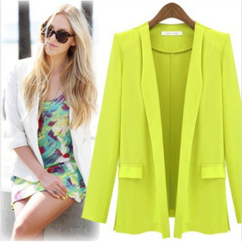 Damen Blazer Elegant Schmal Eveloria