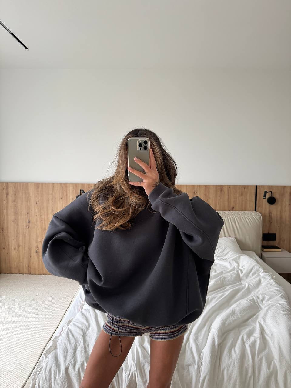 Damen Oversized Kapuzenpullover Lässiger Schnitt Eveloria