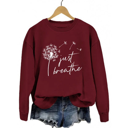 Damen Sweatshirt Pusteblumen-Motiv Eveloria