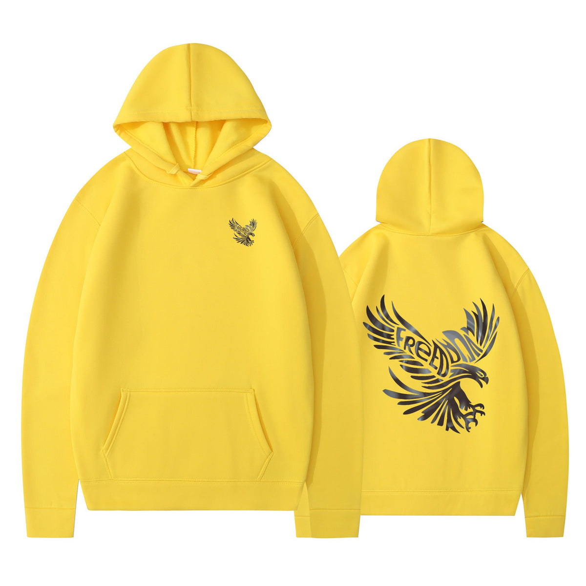 Damen Kapuzenpullover Adlerdesign Weich Eveloria