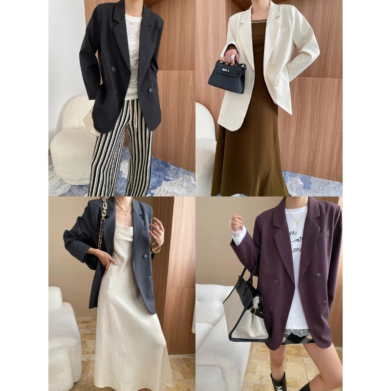 Damen Blazer Oversized Stil Elegant Eveloria