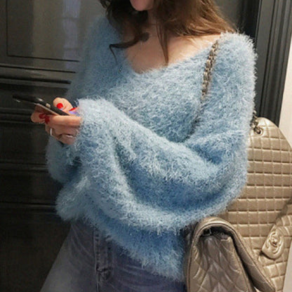 Damen Flauschpulli Eveloria Weich