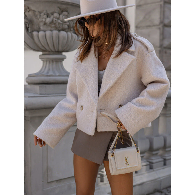 Damen Oversized Wolljacke