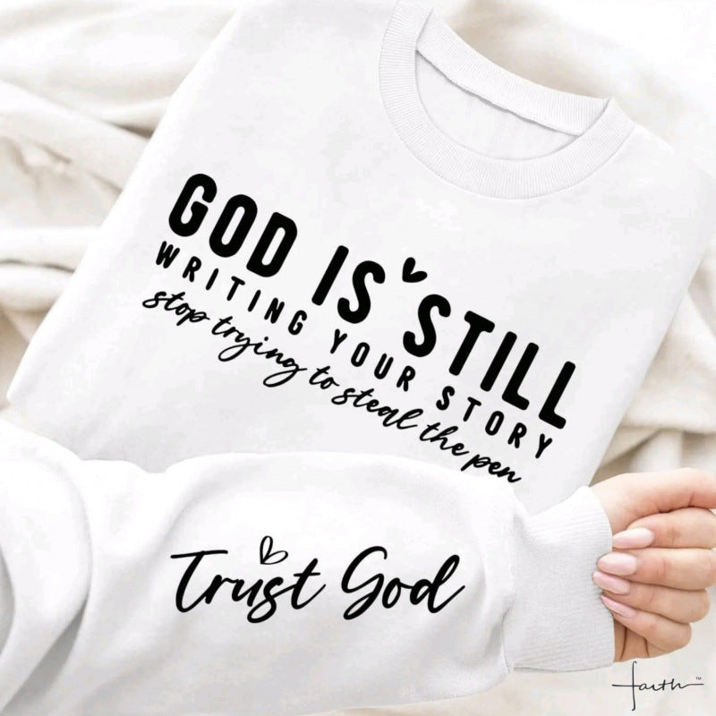 Damen Sweatshirt Weiches Material Inspirierender Schriftzug Eveloria