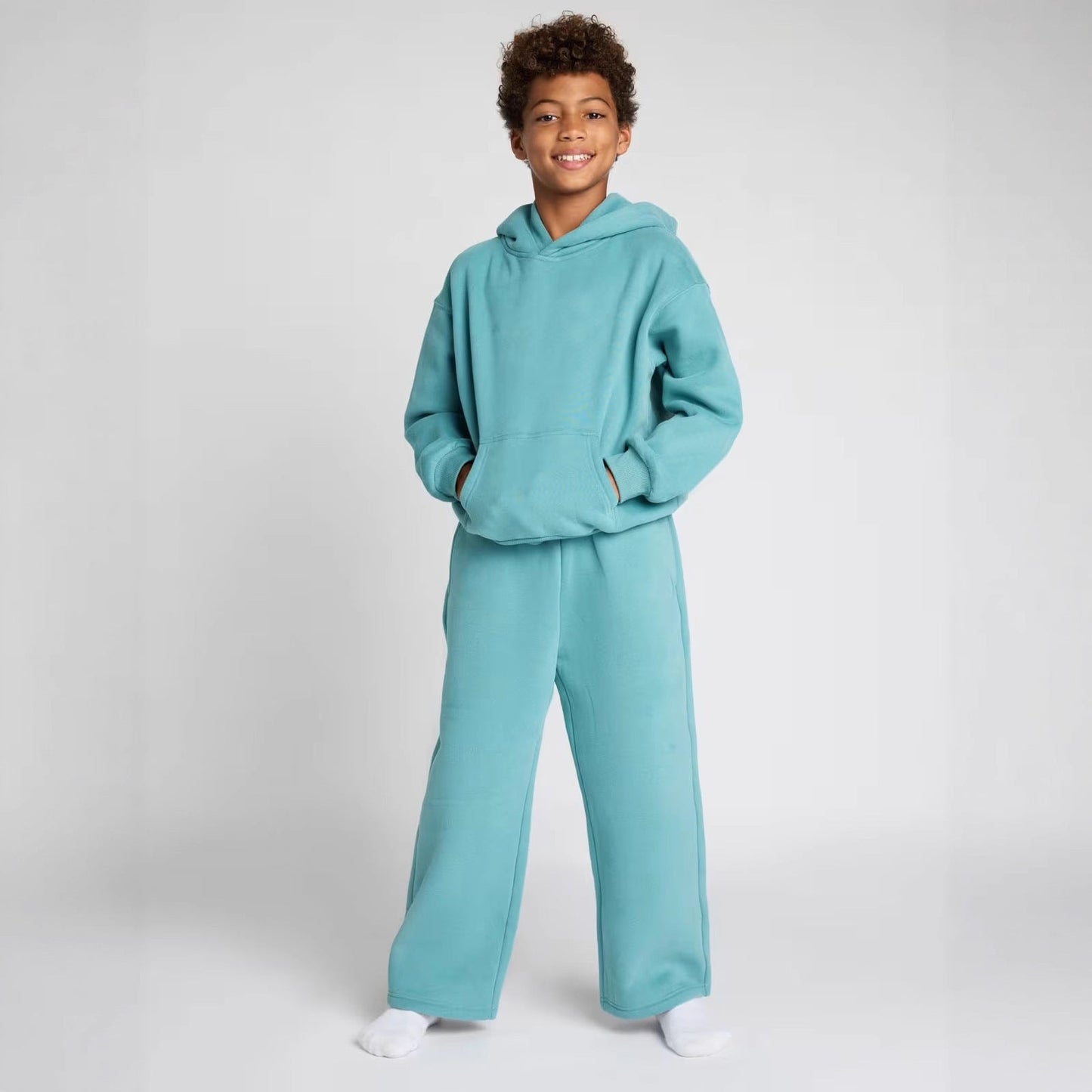 Damen Fleece-Loungewear-Set Eveloria Entspannt