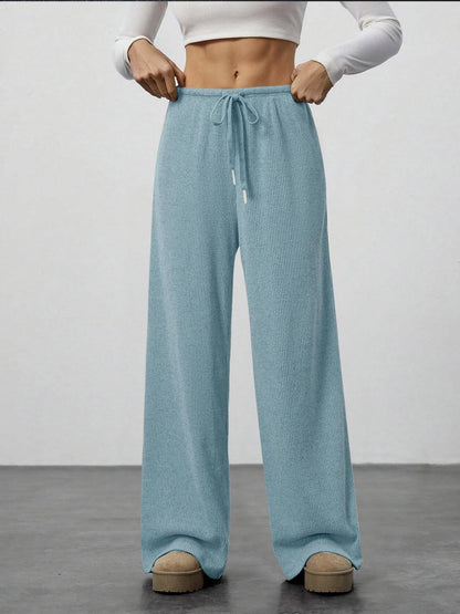 Damen Strickhose Weite Passform Eveloria