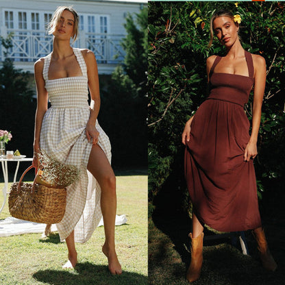 Damen Maxikleid Boho Stil Eveloria