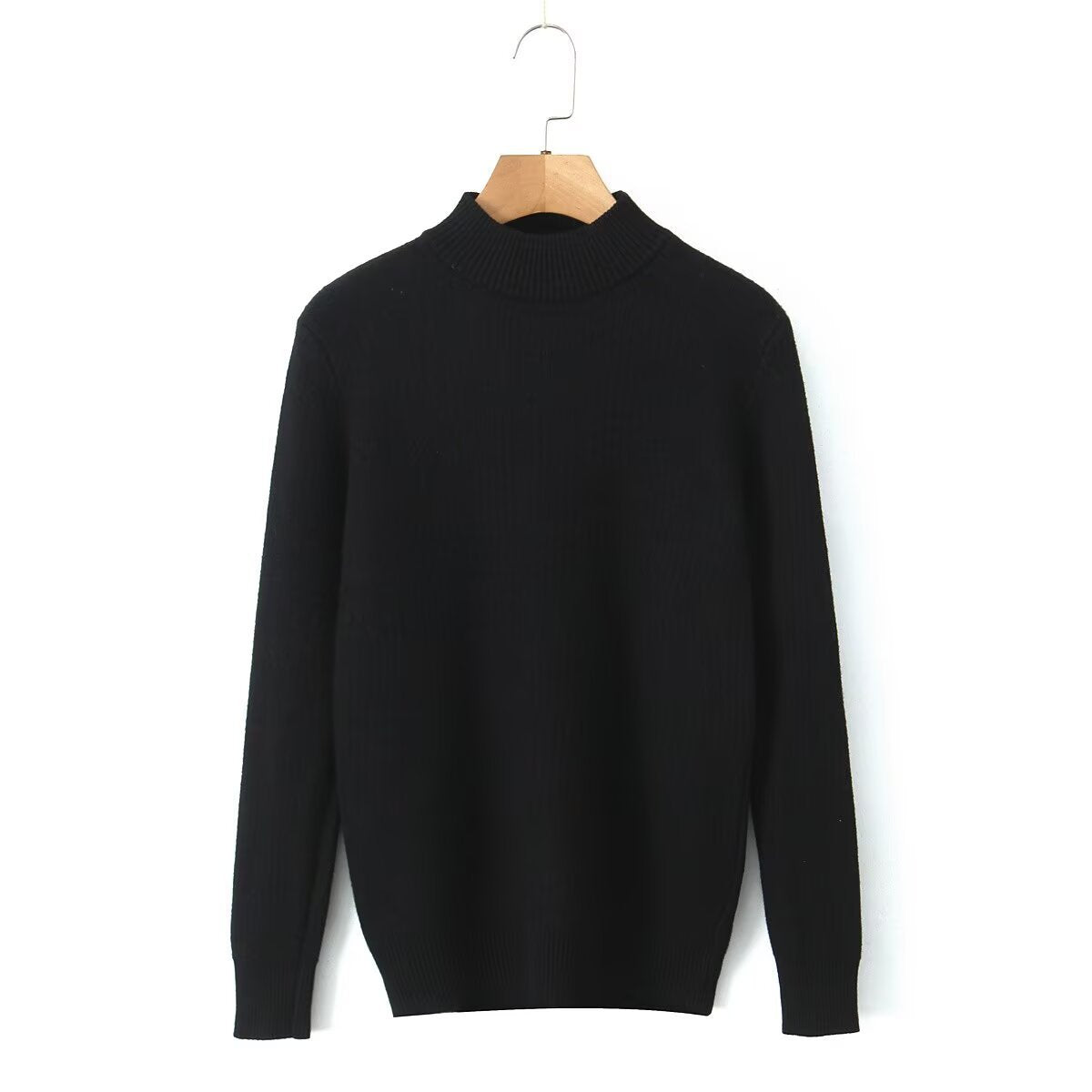 Damen Feinstrickpullover Stehkragen Eveloria