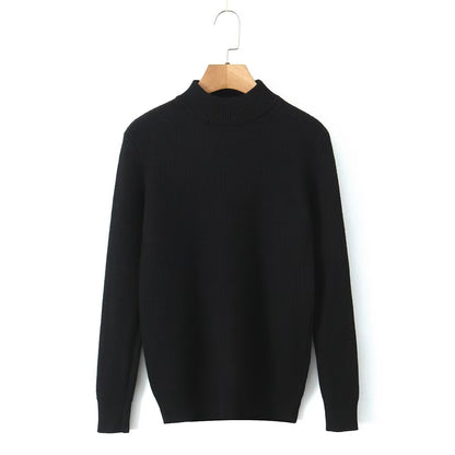 Damen Feinstrickpullover Stehkragen Eveloria