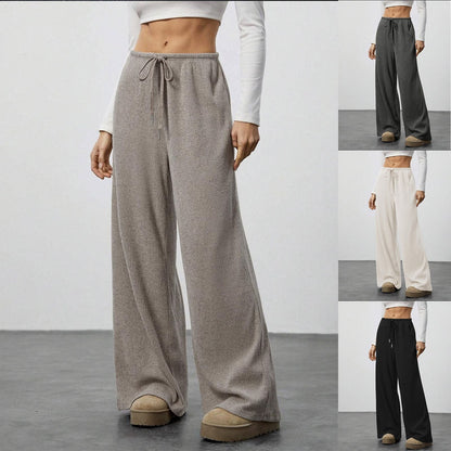 Damen Strickhose Weite Passform Eveloria - Eveloria