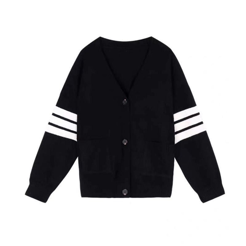 Damen Strickjacke Oversized Bequem Grau Eveloria