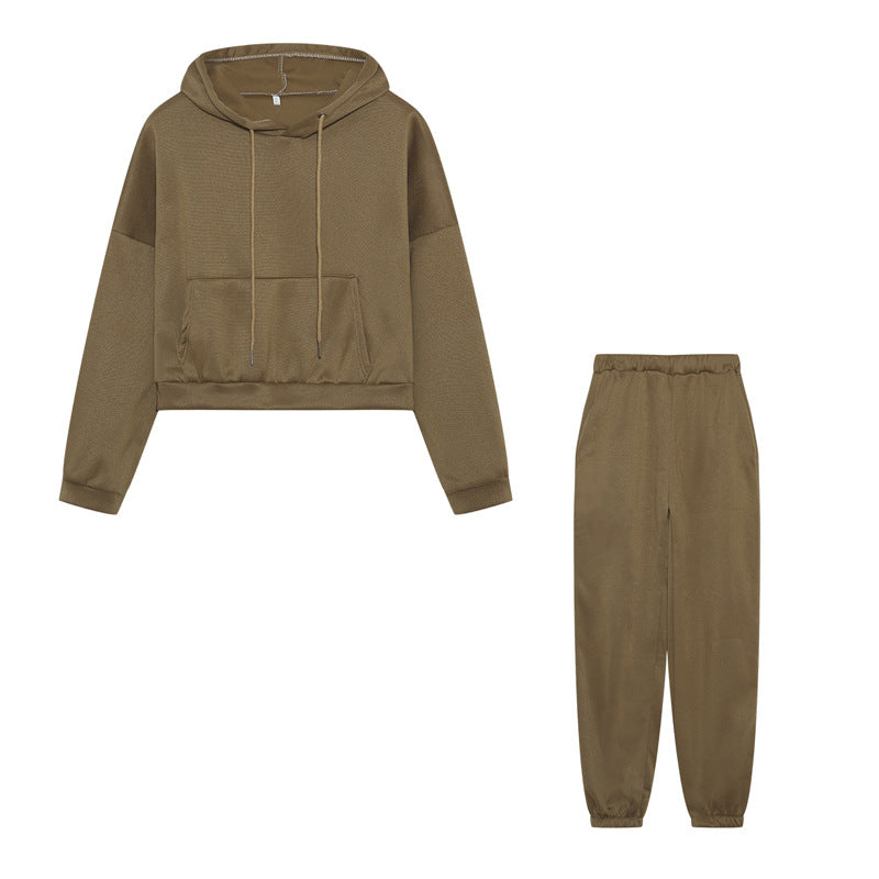 Damen Sportliches Hoodie Jogging Set Eveloria
