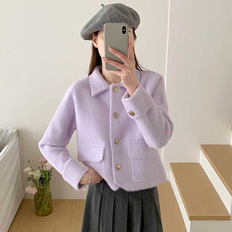 Damen Kurzjacke Eveloria Kuschelig Elegante