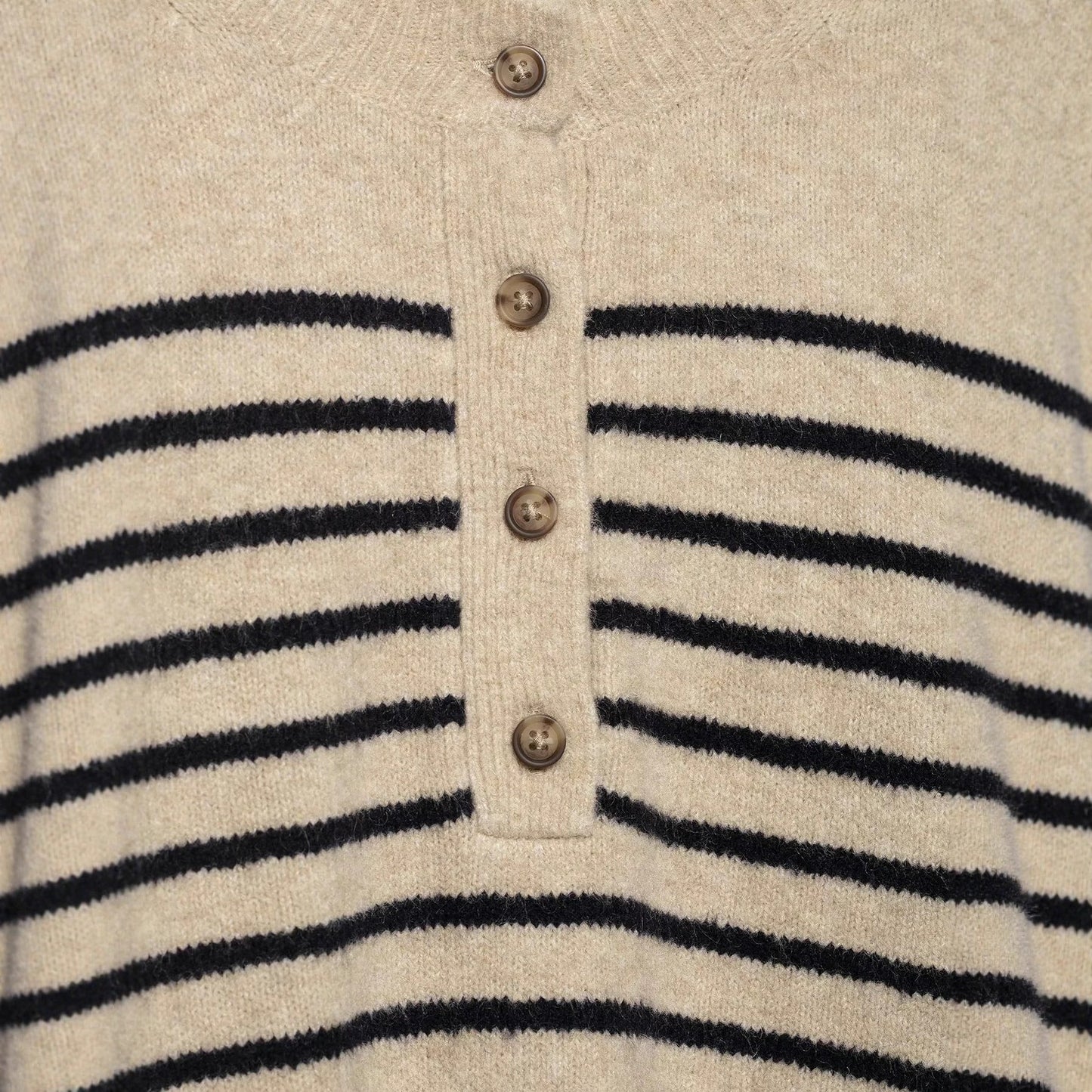 Damen Strickpullover Gestreift Eveloria