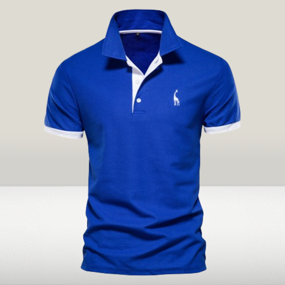Herren Polo-Shirt Slim Fit Kurzarm Lässig