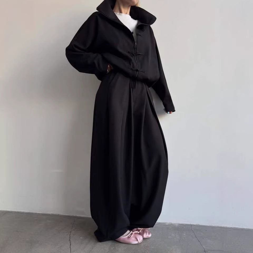 Damen Kapuzenjacke Reißverschluss Taschen