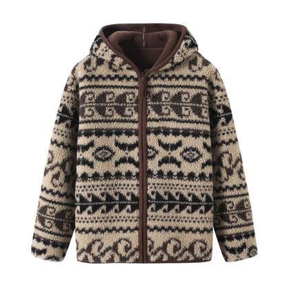 Damen Fleecejacke Muster Eveloria