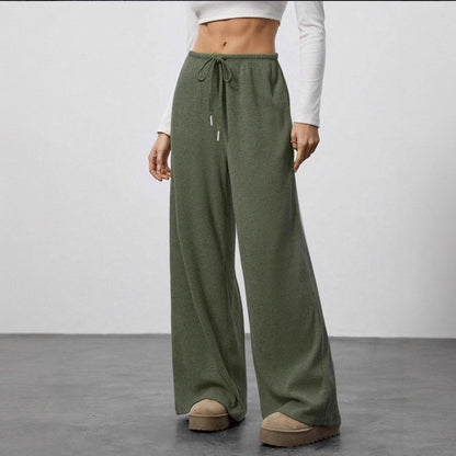 Damen Strickhose Weite Passform Eveloria