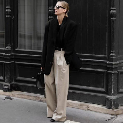 Damen Blazer Elegant Lässig Eveloria