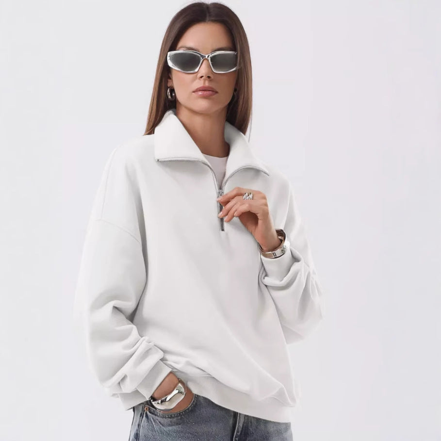 Damen Stehkragenpullover Eveloria Gemütlich