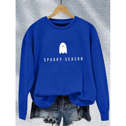 Damen Sweatshirt Weiches Innenfleece Gruselmotiv Eveloria