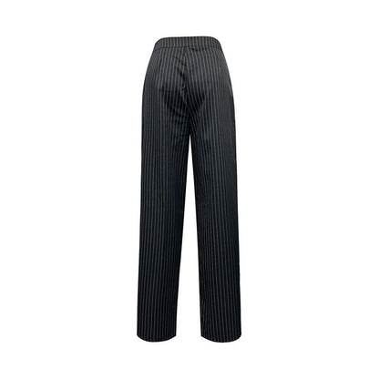 Damen Hochbundhose Gestreift Eveloria