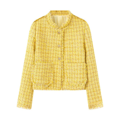 Damen Tweedjacke Schnittig Eveloria