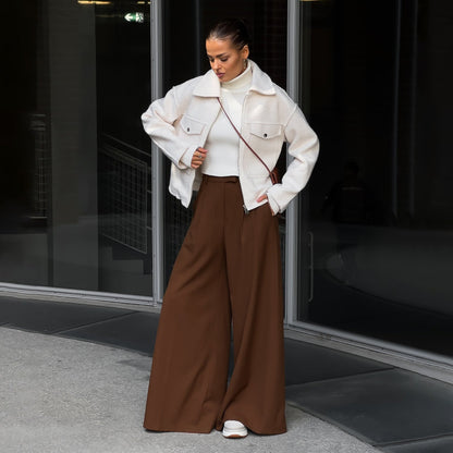 Damen Kurzjacke mit Taschen Eveloria Modisch